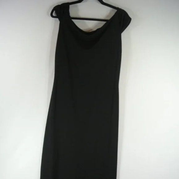 NEW  Reformation Jamen Off Shoulder Knit Midi Dress in Black Size M #1412 - Picture 8 of 11